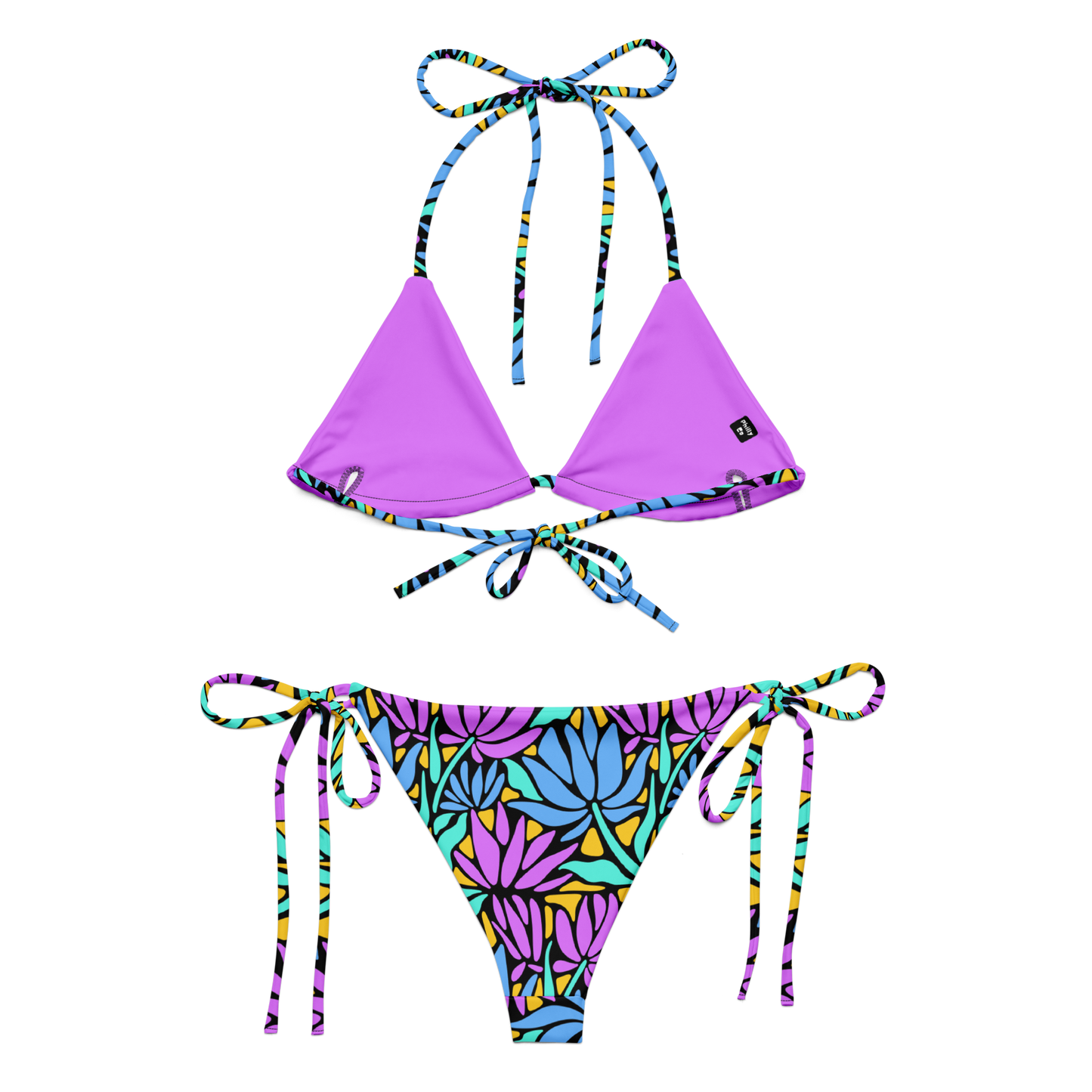 Let's Get Tropical Recycled Bikini Set