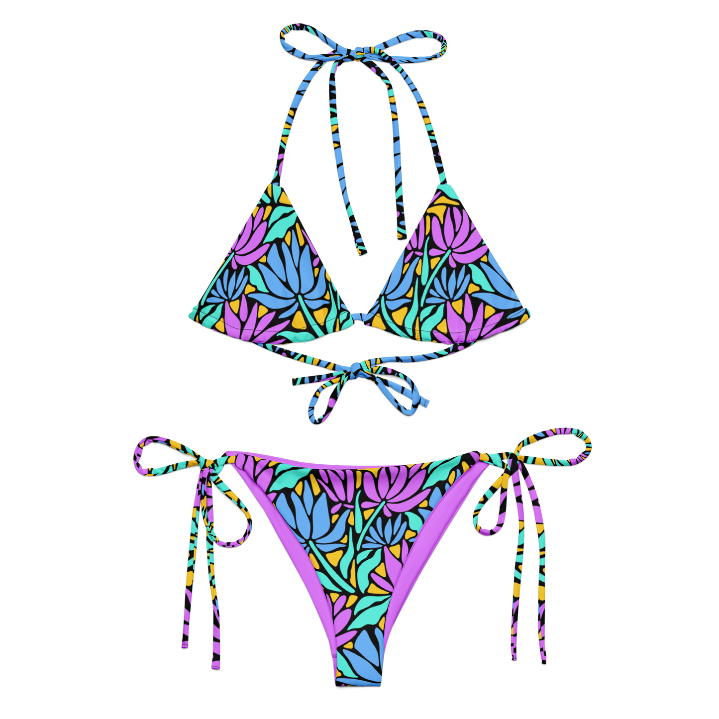 Let's Get Tropical Recycled Bikini Set