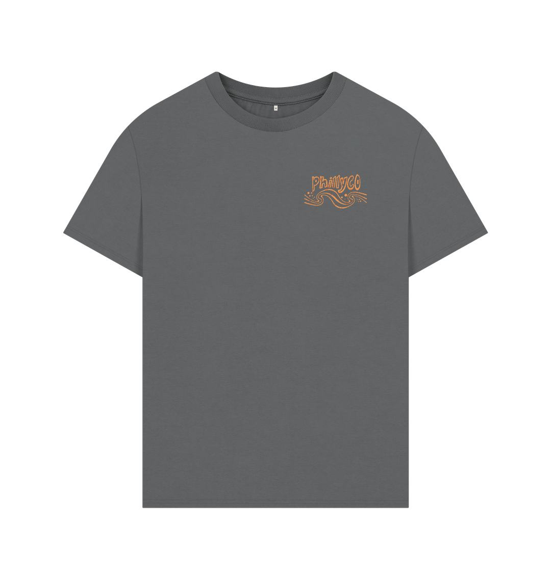 Slate Grey Summer Daze Oversized Men's T-Shirt