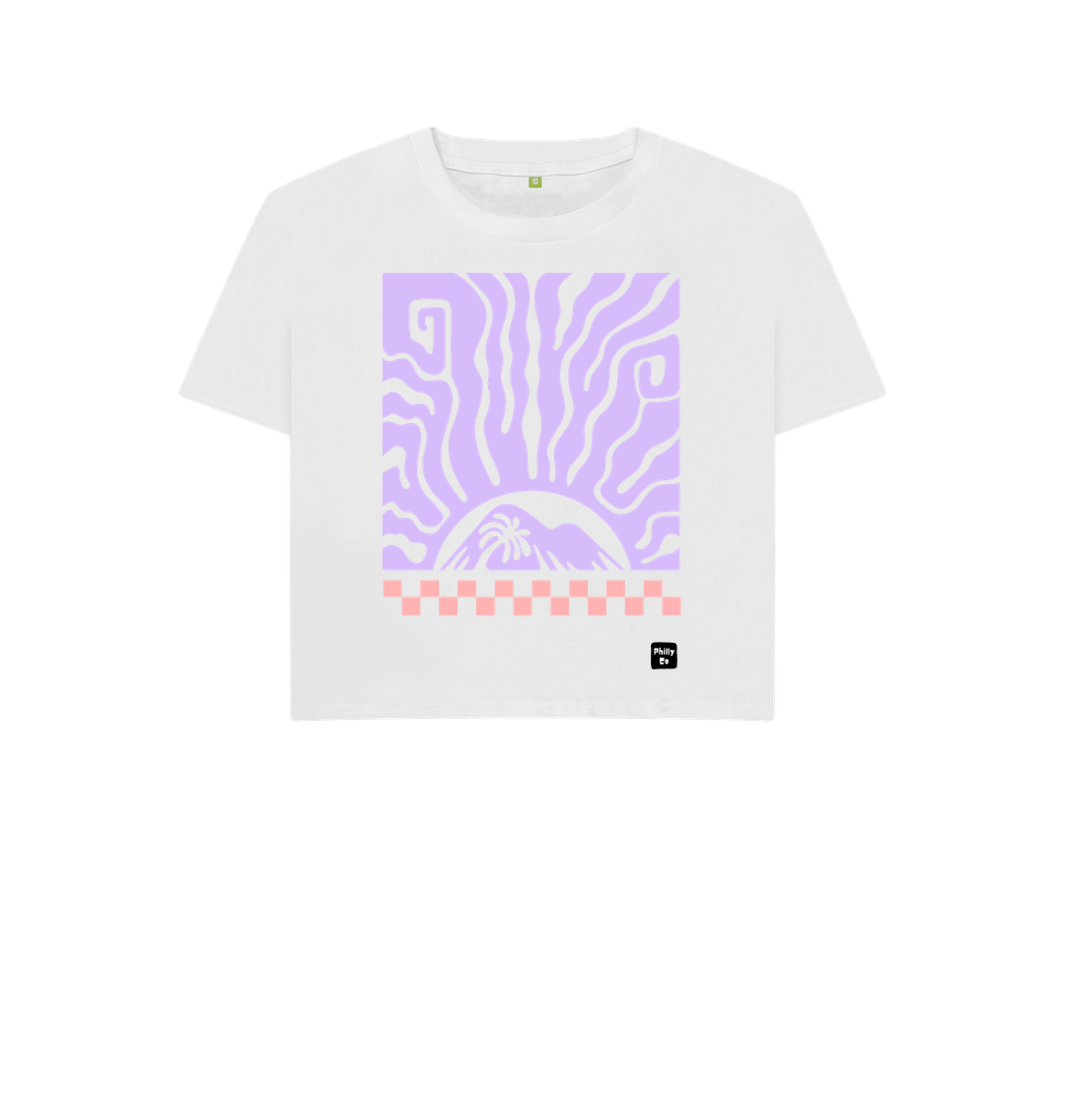 White Roots Boxy T-Shirt