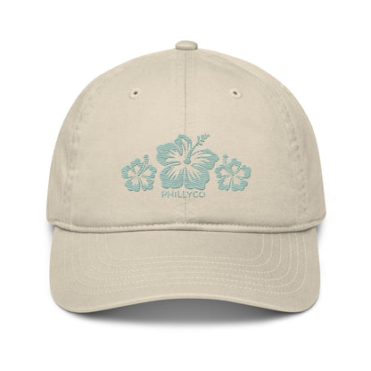 Organic Hibiscus Dad Hat